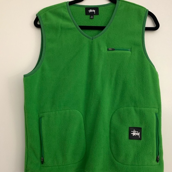 Stussy | Sweaters | Fleece Vest | Poshmark